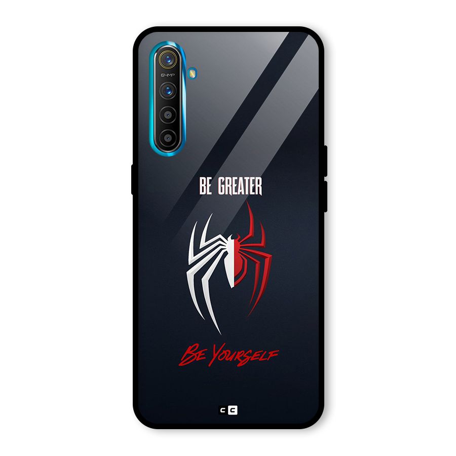 Be Greater Glass Back Case for Realme XT