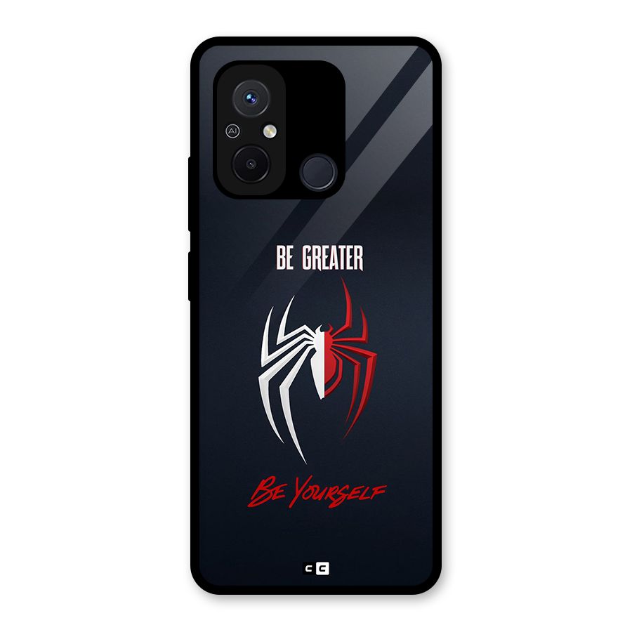 Be Greater Glass Back Case for Redmi 12C