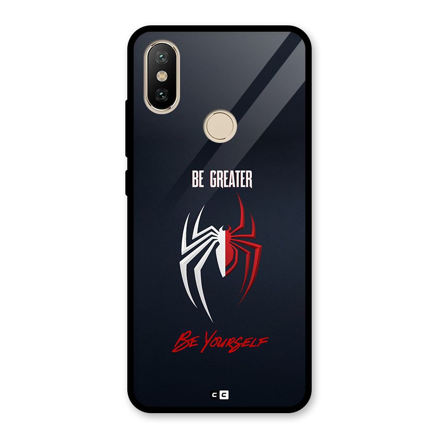 Be Greater Glass Back Case for Redmi A2