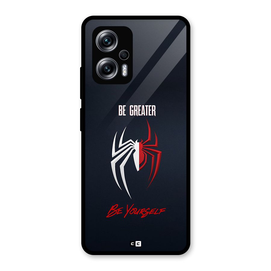 Be Greater Glass Back Case for Redmi K50i