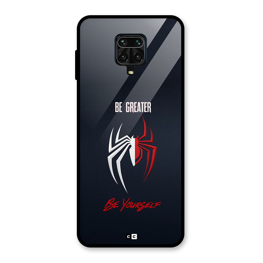 Be Greater Glass Back Case for Redmi Note 10 Lite