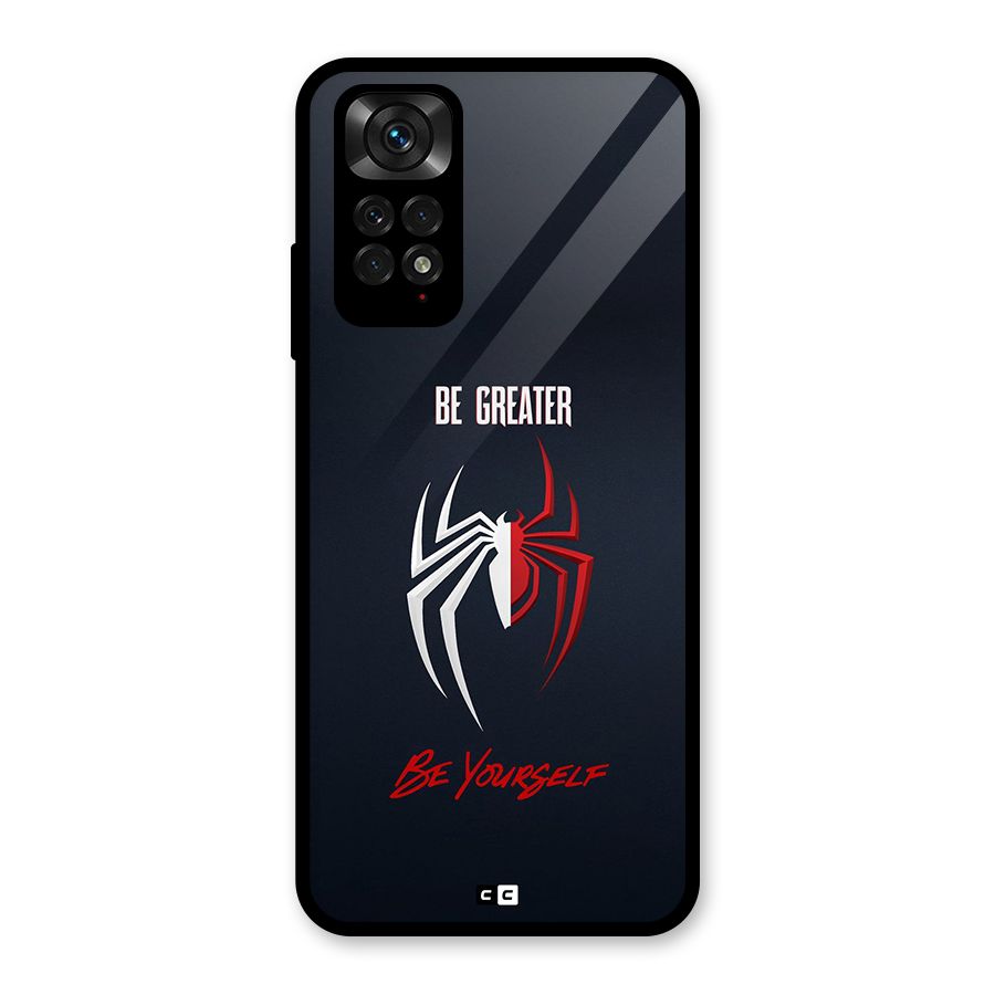 Be Greater Glass Back Case for Redmi Note 11S