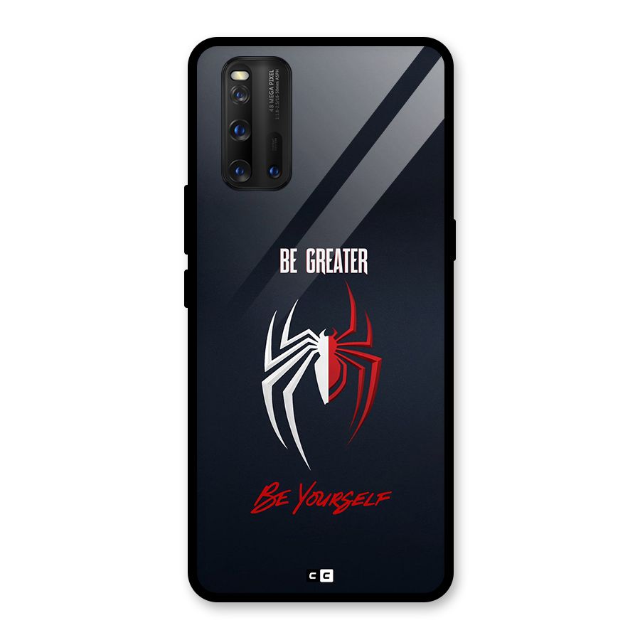 Be Greater Glass Back Case for Vivo iQOO 3