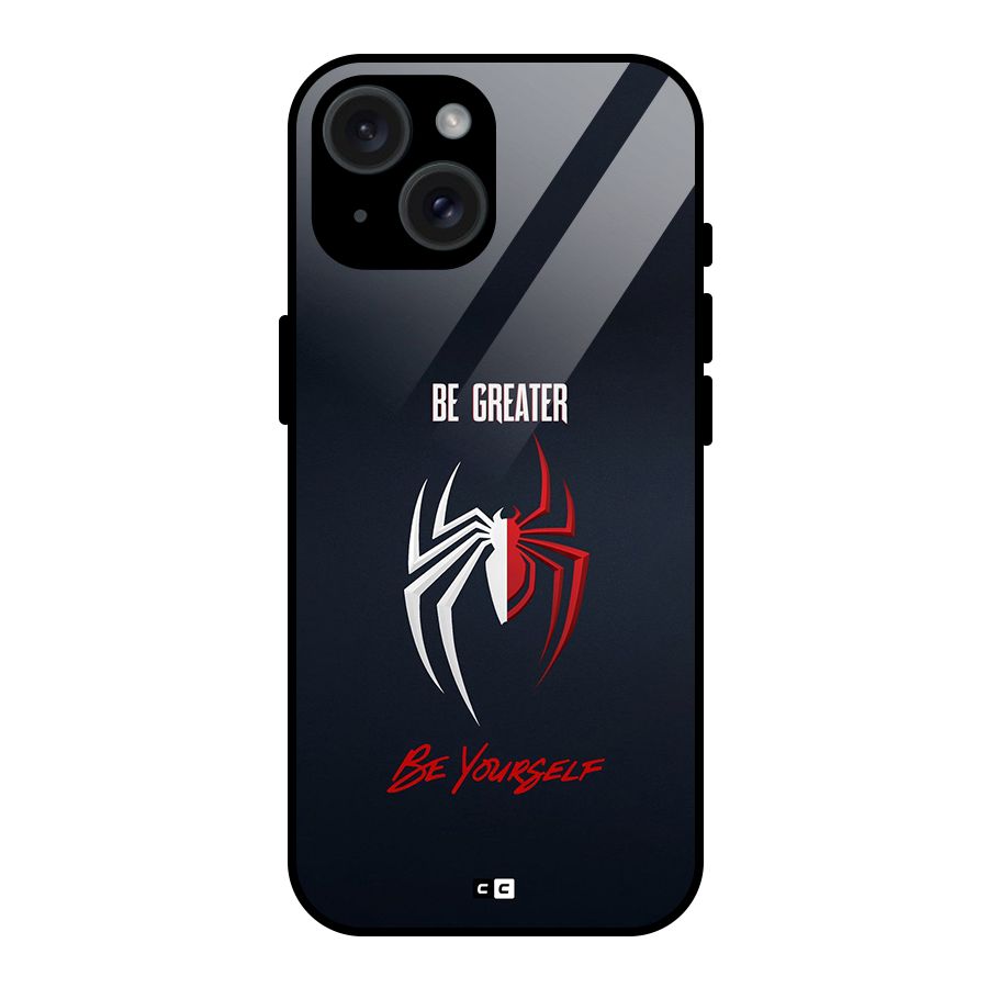 Be Greater Glass Back Case for iPhone 15