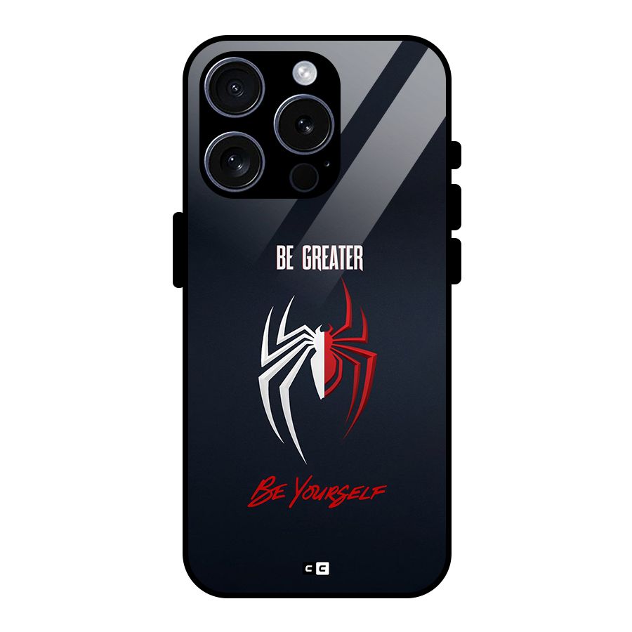 Be Greater Glass Back Case for iPhone 15 Pro