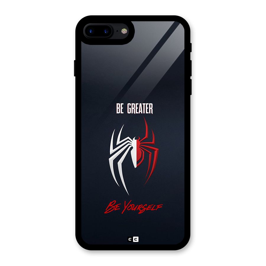 Be Greater Glass Back Case for iPhone 8 Plus