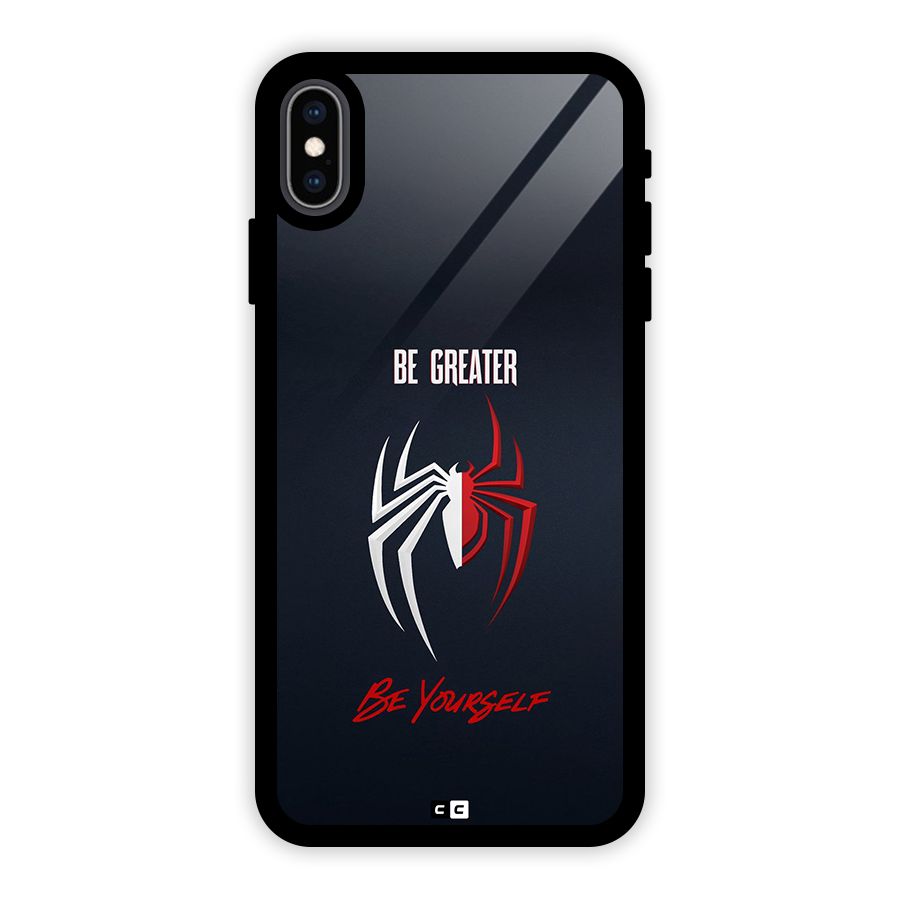 Be Greater Glass Back Case for iPhone XS Max