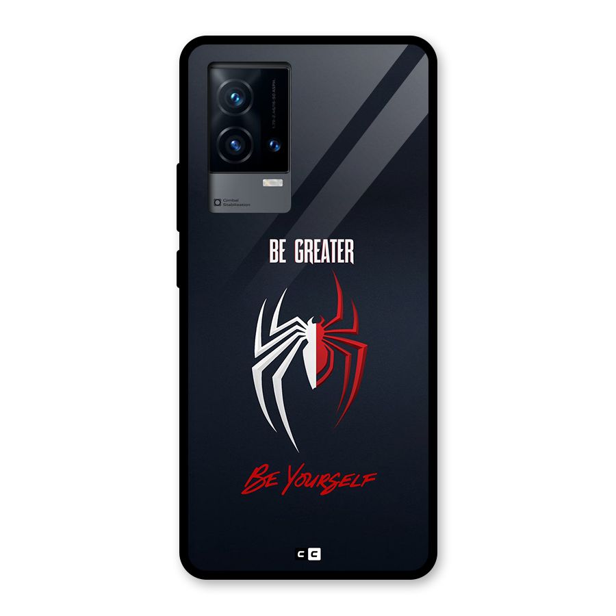Be Greater Glass Back Case for iQOO 9 5G