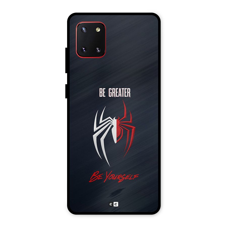 Be Greater Metal Back Case for Galaxy Note 10 Lite