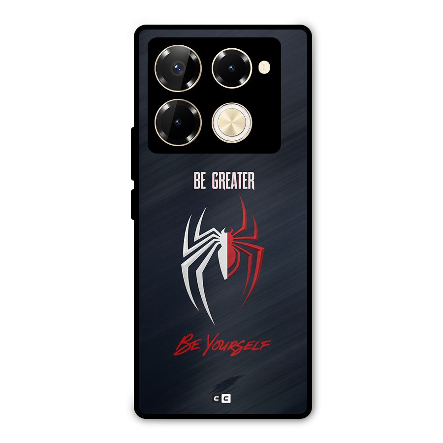 Be Greater Metal Back Case for Infinix Note 40 Pro