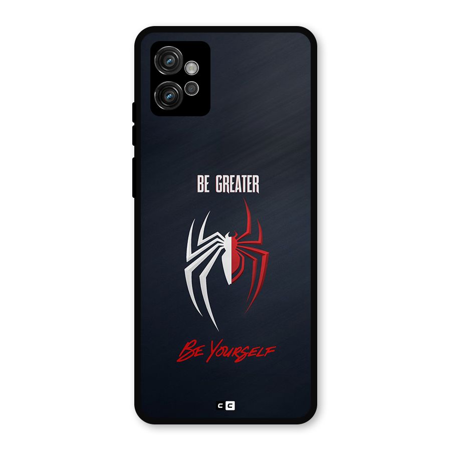 Be Greater Metal Back Case for Moto G32