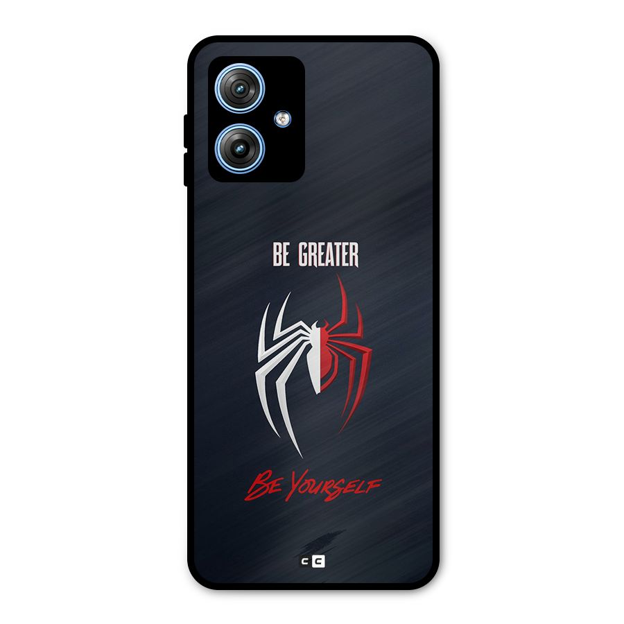 Be Greater Metal Back Case for Moto G54