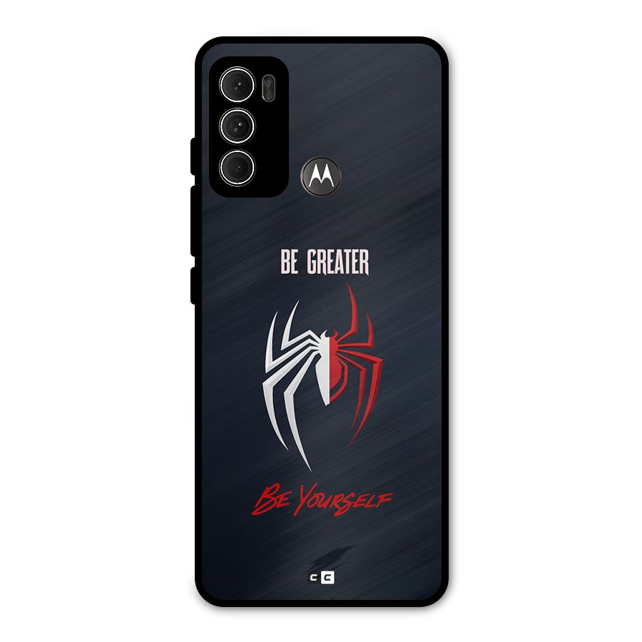 Be Greater Metal Back Case for Moto G60
