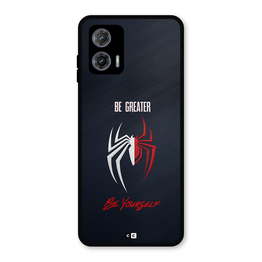 Be Greater Metal Back Case for Moto G73