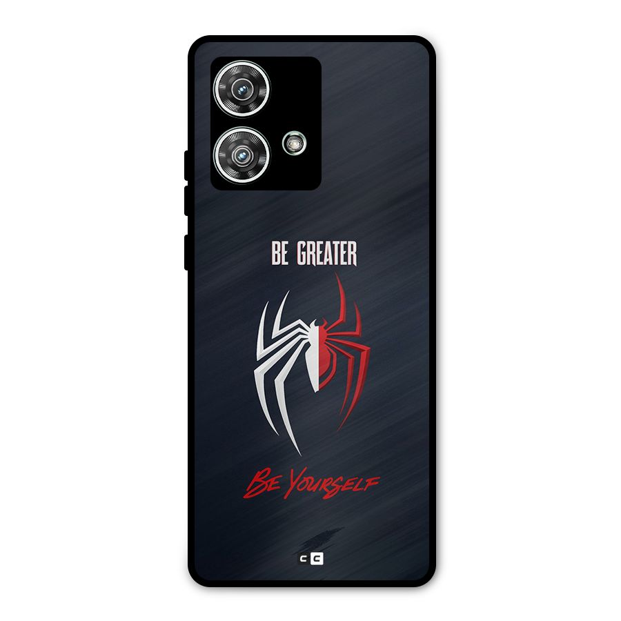 Be Greater Metal Back Case for Motorola Edge 40 Neo