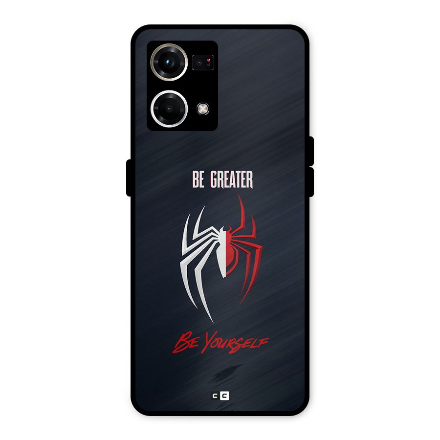 Be Greater Metal Back Case for Oppo F21s Pro 4G