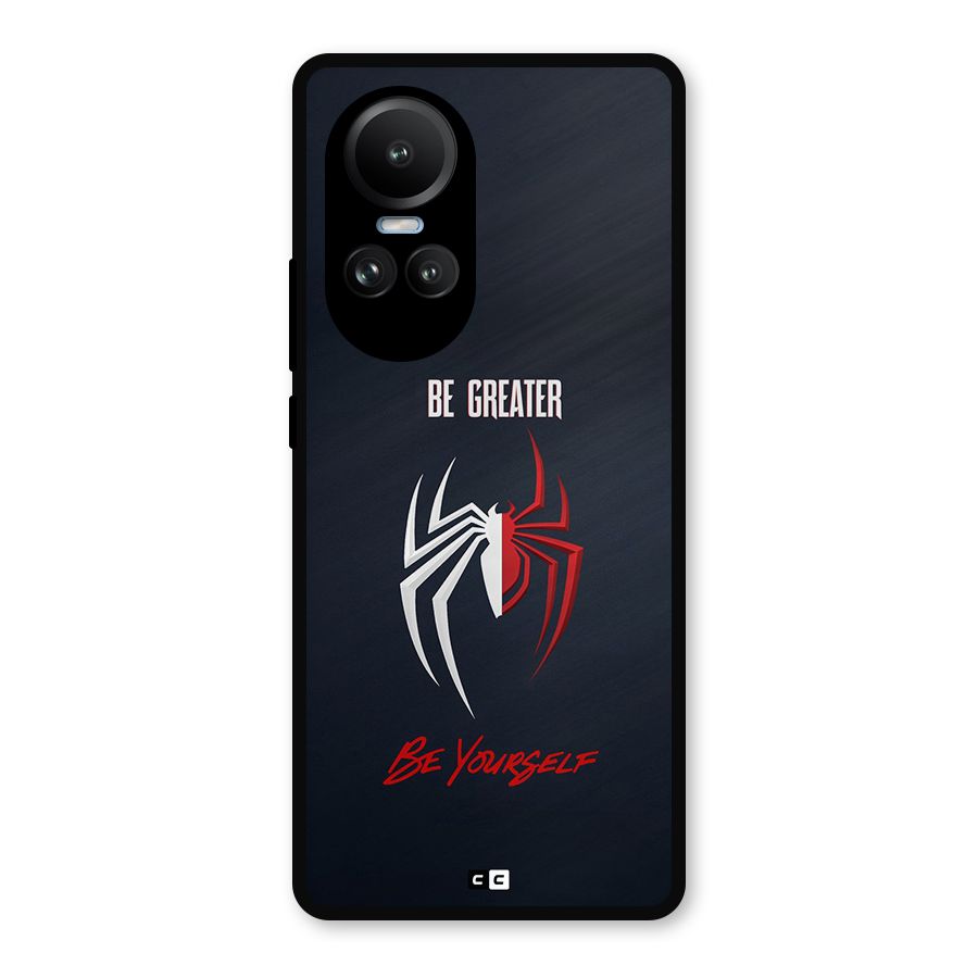 Be Greater Metal Back Case for Oppo Reno10 Pro