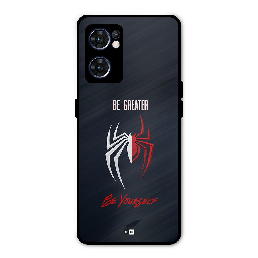 Be Greater Metal Back Case for Oppo Reno7 5G