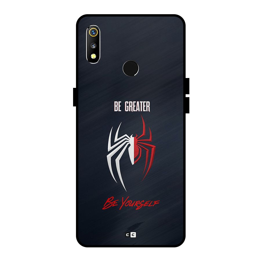 Be Greater Metal Back Case for Realme 3