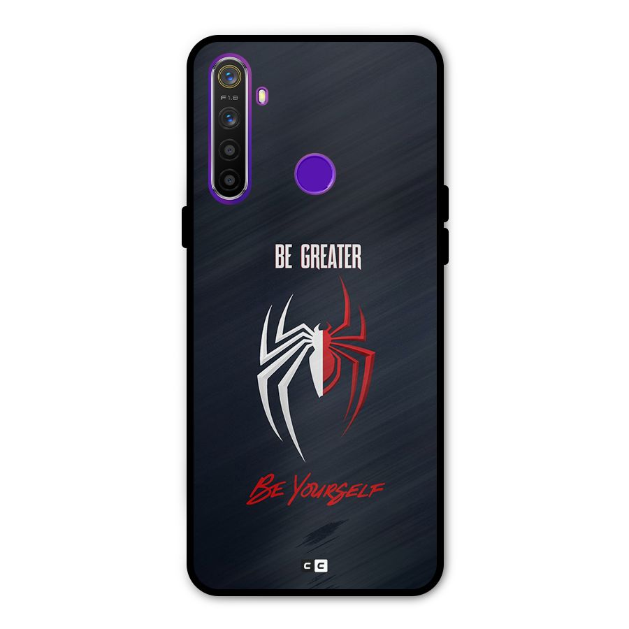 Be Greater Metal Back Case for Realme 5i