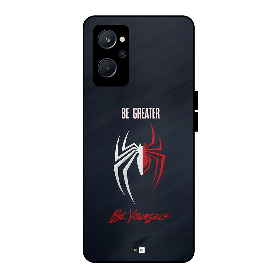 Be Greater Metal Back Case for Realme 9i 5G