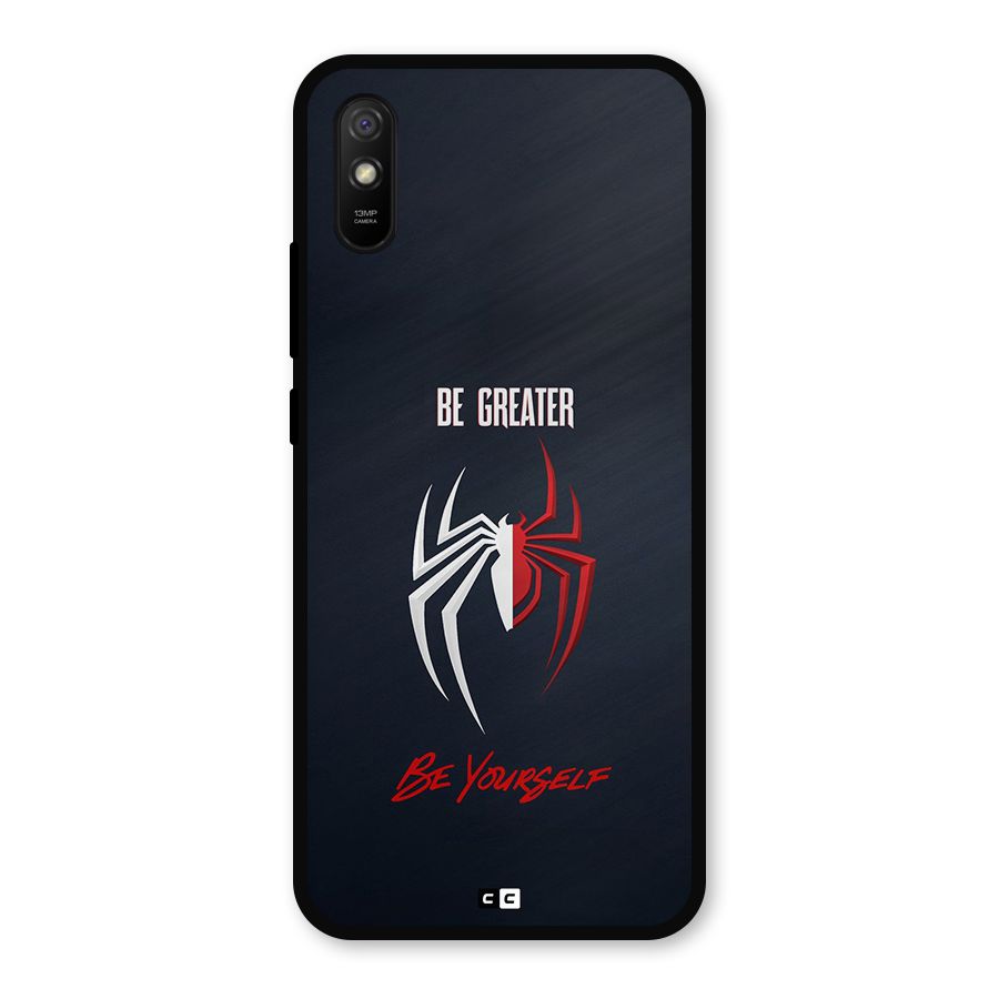 Be Greater Metal Back Case for Redmi 9a