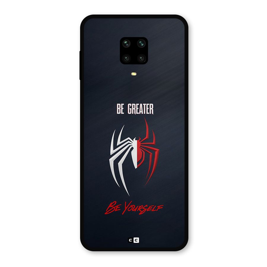 Be Greater Metal Back Case for Redmi Note 10 Lite