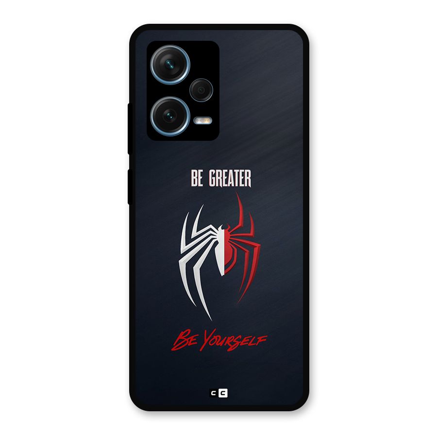 Be Greater Metal Back Case for Redmi Note 12 Pro Plus 5G