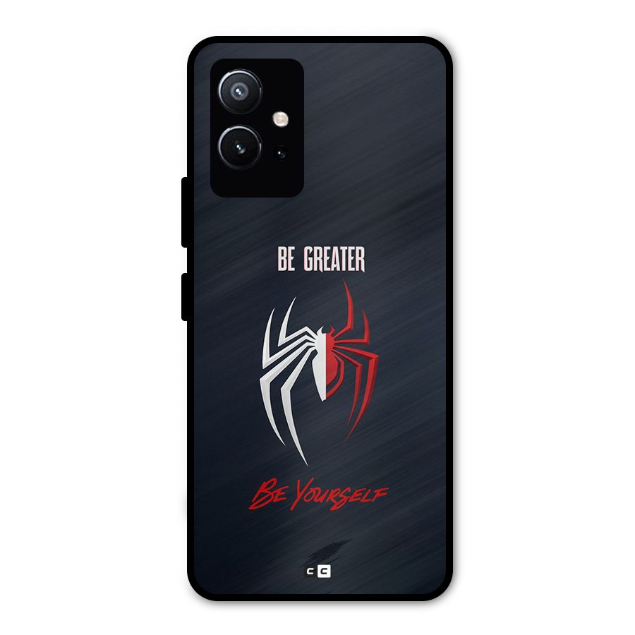 Be Greater Metal Back Case for Vivo Y75 5G