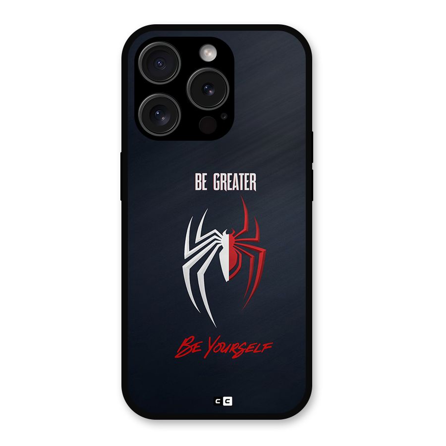 Be Greater Metal Back Case for iPhone 15 Pro
