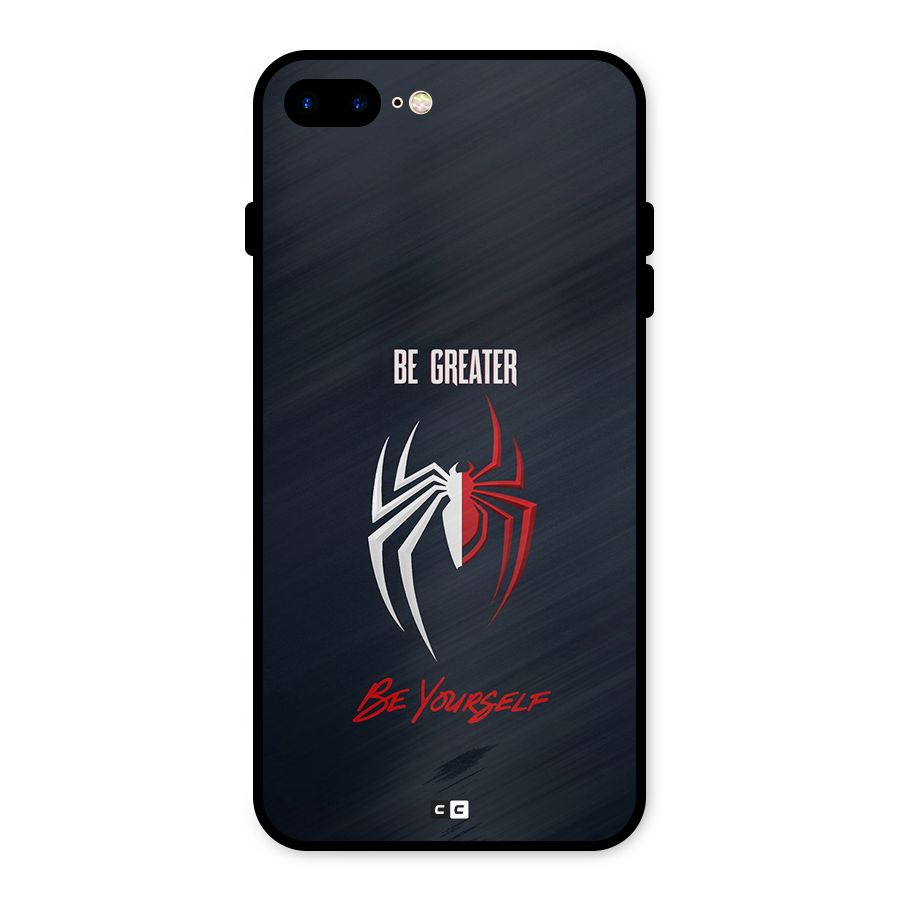 Be Greater Metal Back Case for iPhone 8 Plus
