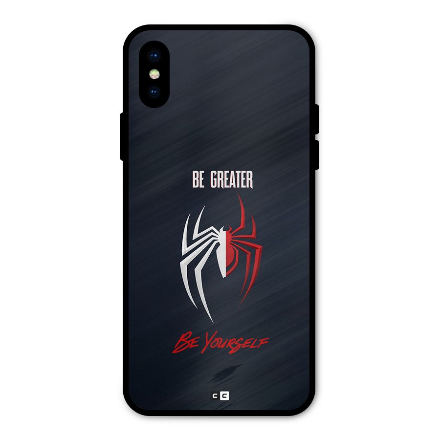 Be Greater Metal Back Case for iPhone X