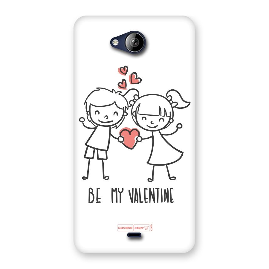 Be My Valentine Back Case for Canvas Play Q355