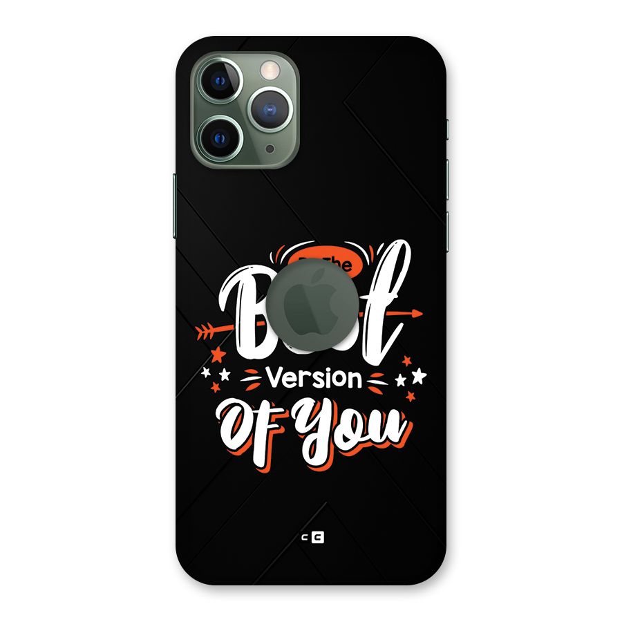 Be The Best Back Case for iPhone 11 Pro Logo Cut
