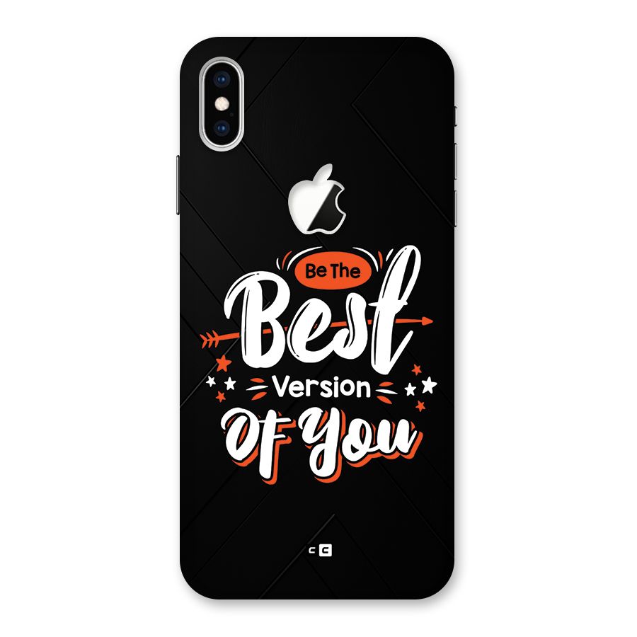 Be The Best Back Case for iPhone XS Max Apple Cut