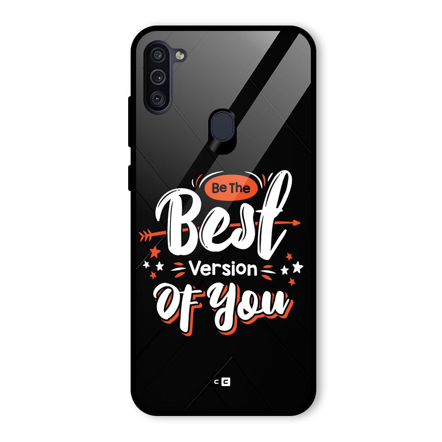 Be The Best Glass Back Case for Galaxy M11