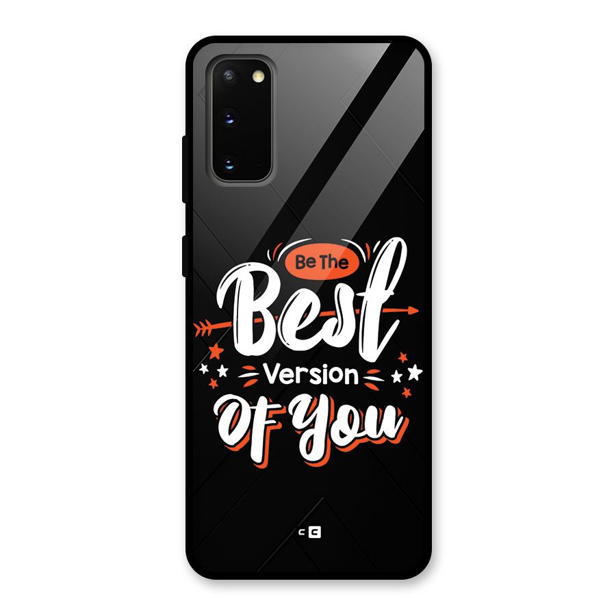 Be The Best Glass Back Case for Galaxy S20