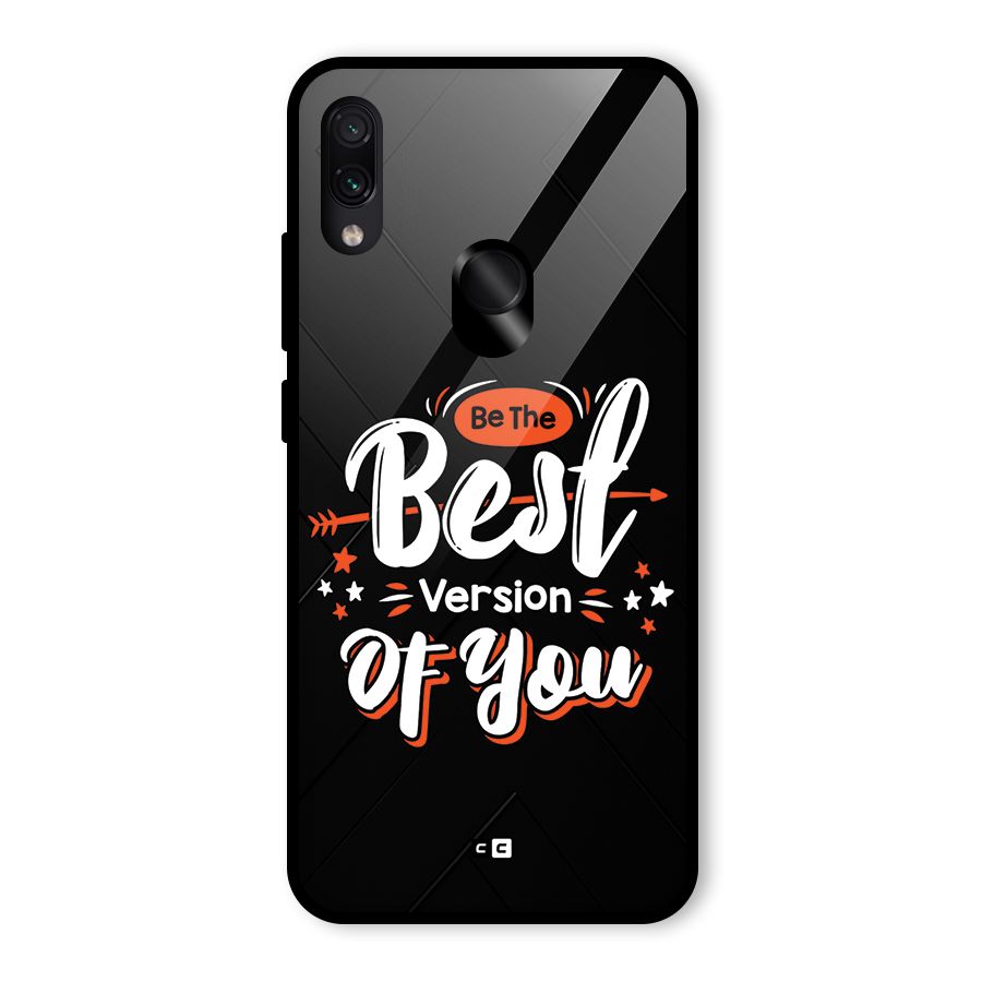 Be The Best Glass Back Case for Redmi Note 7 Pro