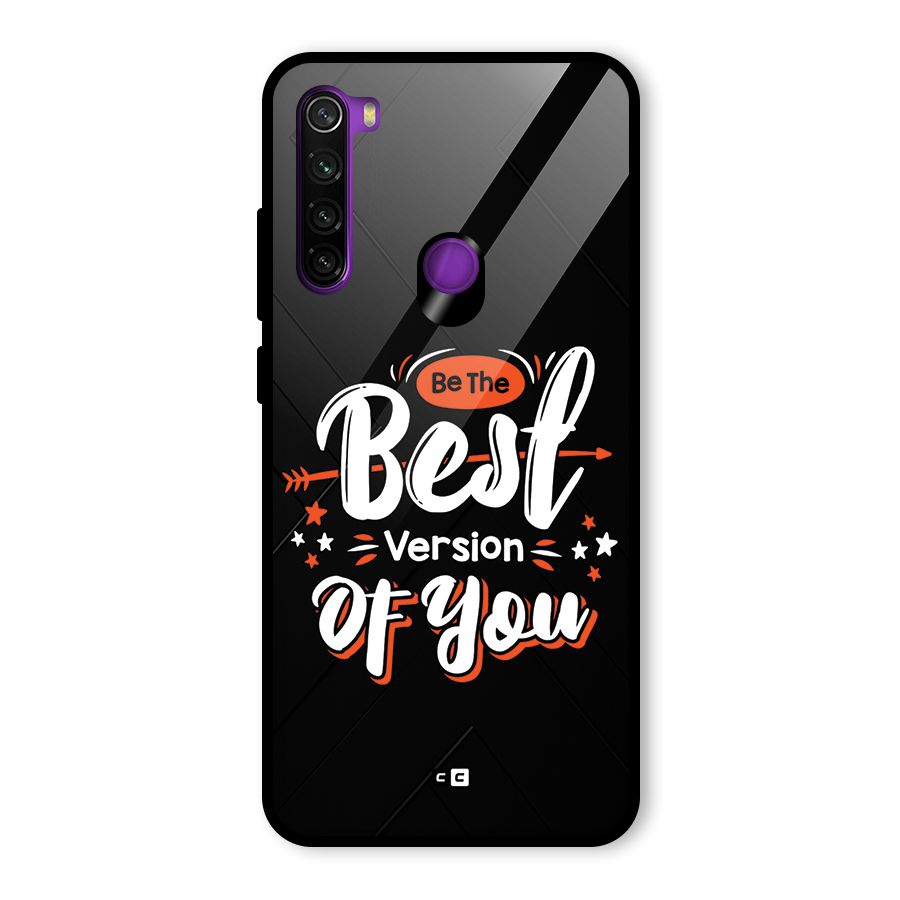 Be The Best Glass Back Case for Redmi Note 8