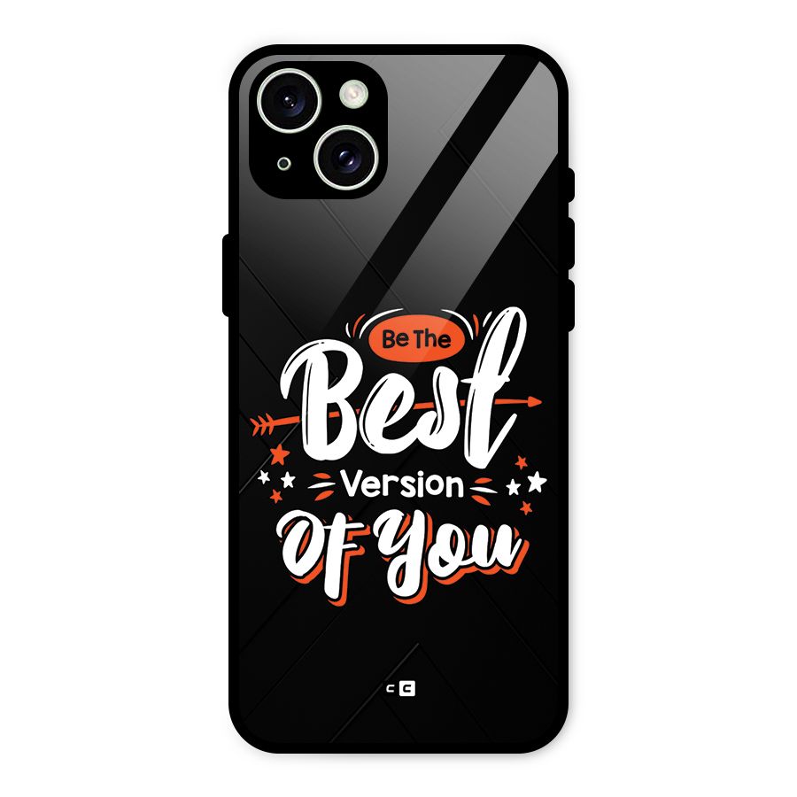 Be The Best Glass Back Case for iPhone 15 Plus