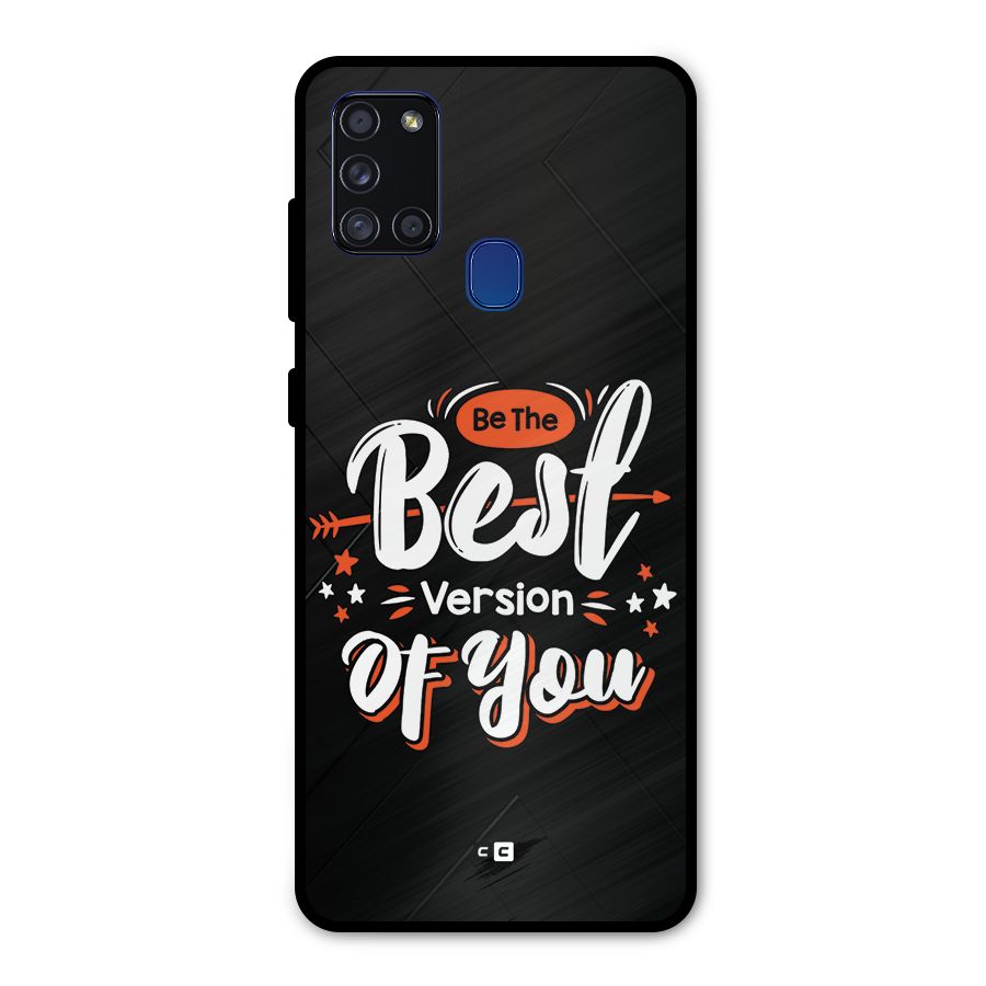 Be The Best Metal Back Case for Galaxy A21s