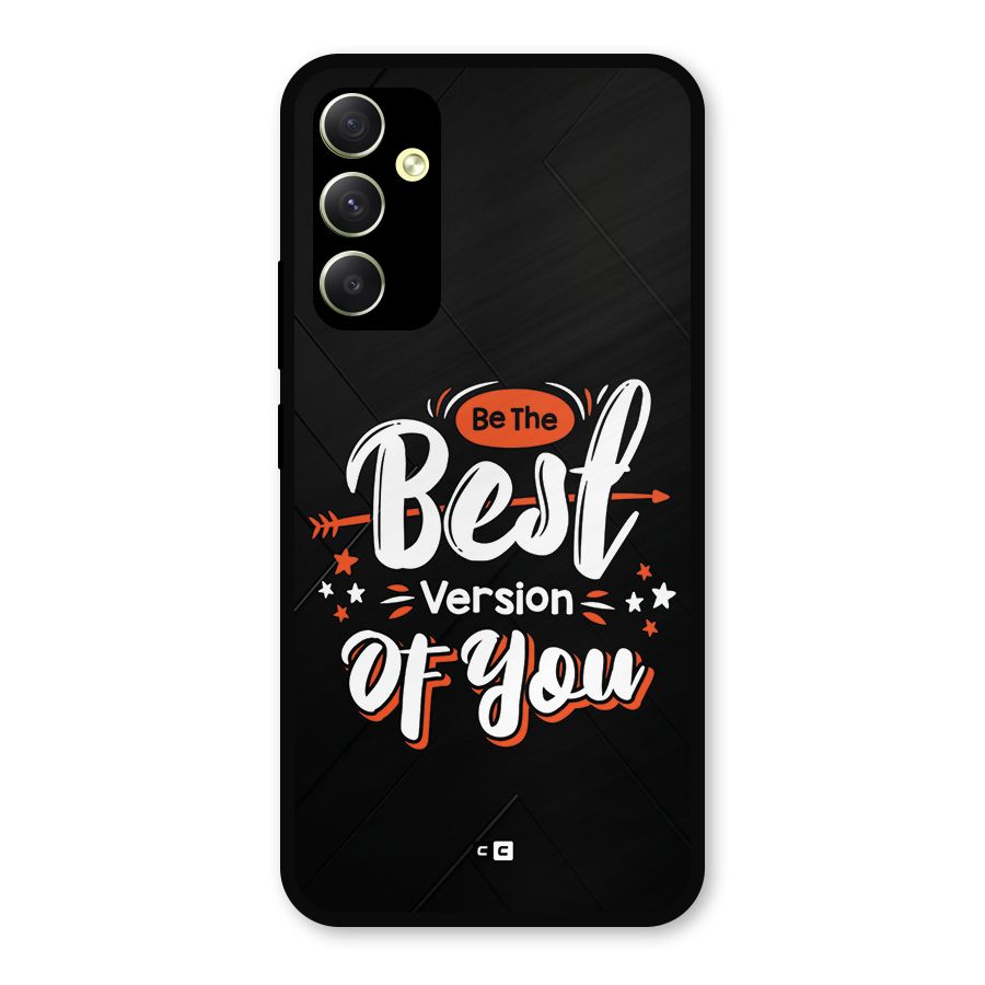 Be The Best Metal Back Case for Galaxy A34
