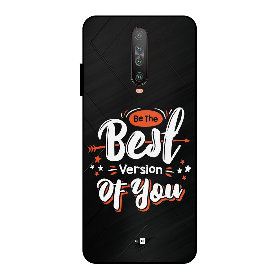 Be The Best Metal Back Case for Poco X2
