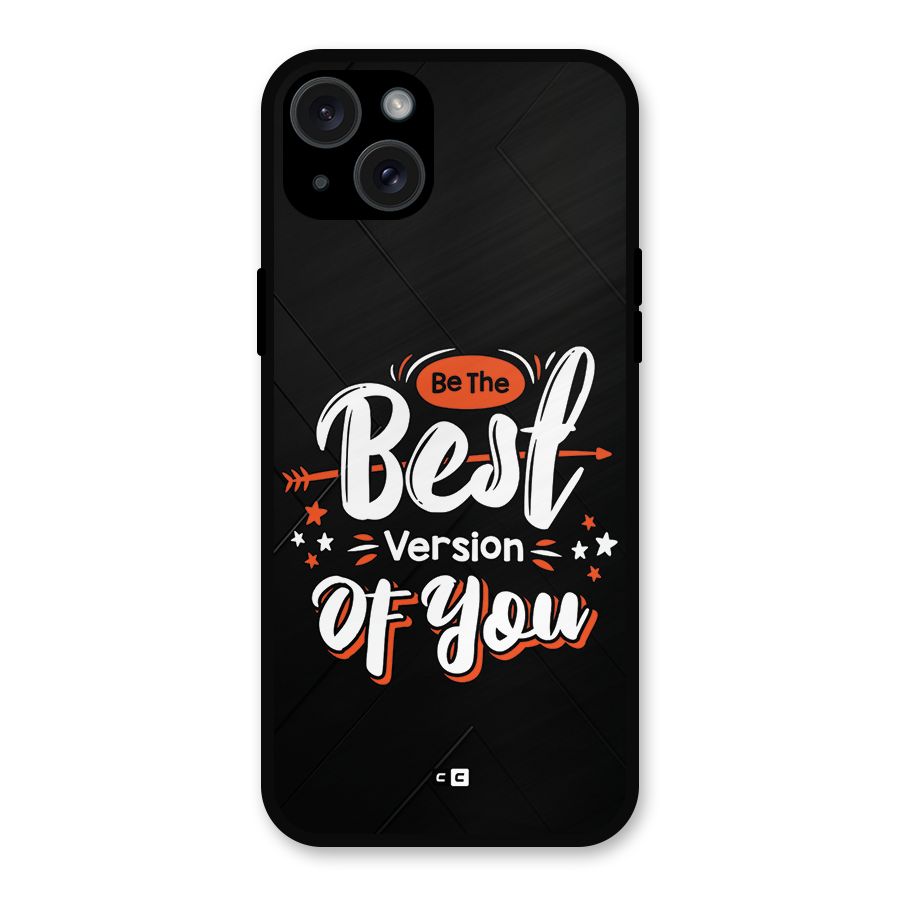 Be The Best Metal Back Case for iPhone 15 Plus