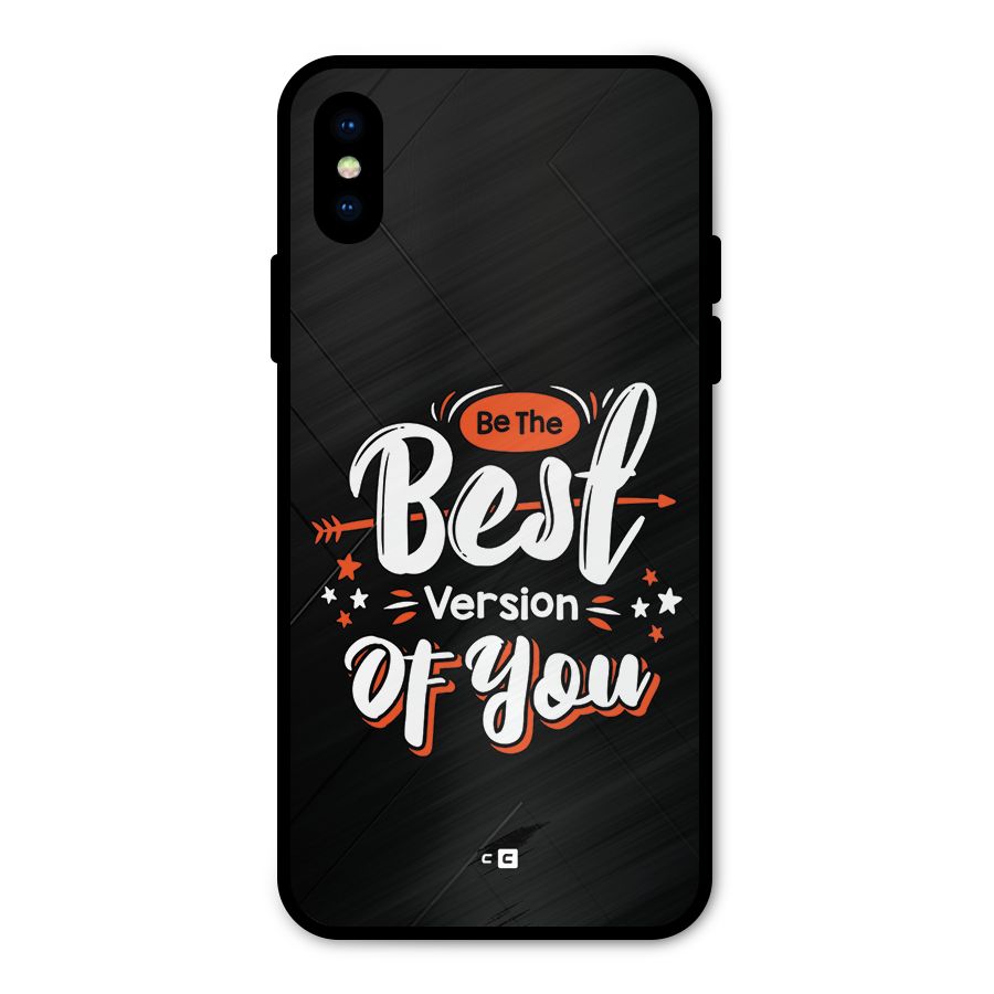 Be The Best Metal Back Case for iPhone XS
