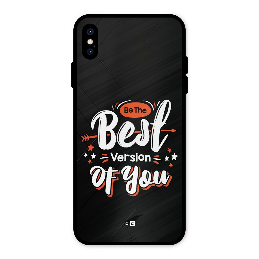 Be The Best Metal Back Case for iPhone XS Max