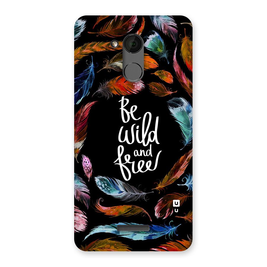 Be Wild and Free Back Case for Coolpad Note 5