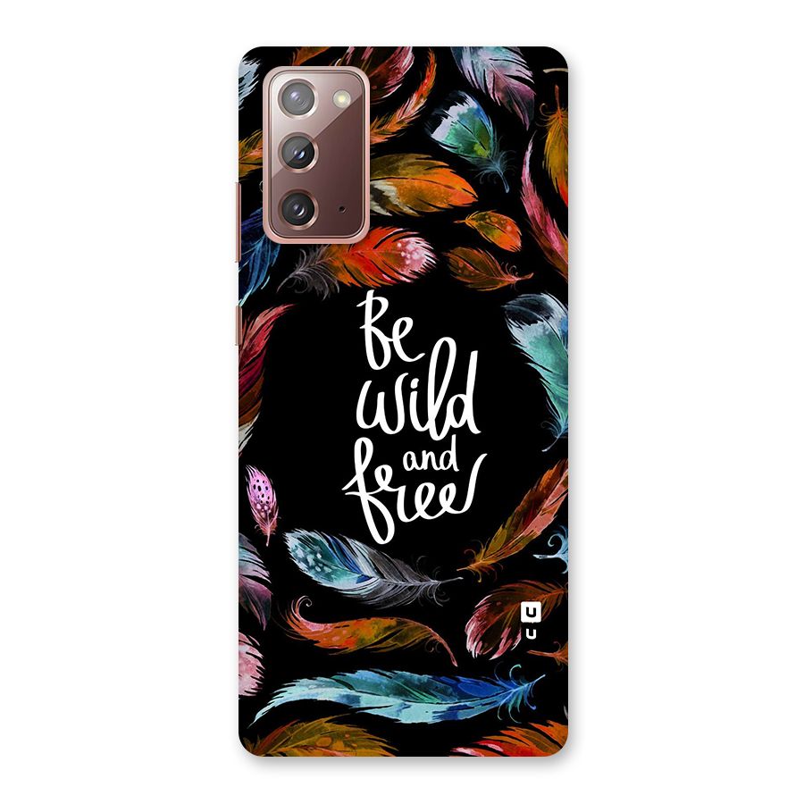 Be Wild and Free Back Case for Galaxy Note 20