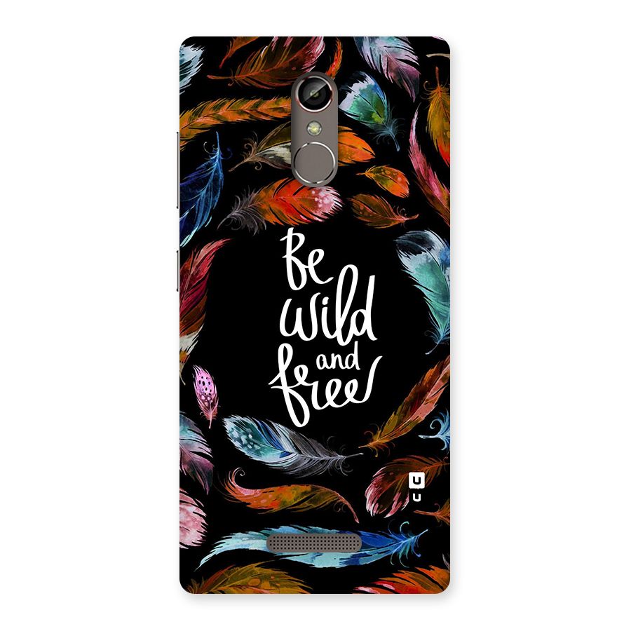 Be Wild and Free Back Case for Gionee S6s