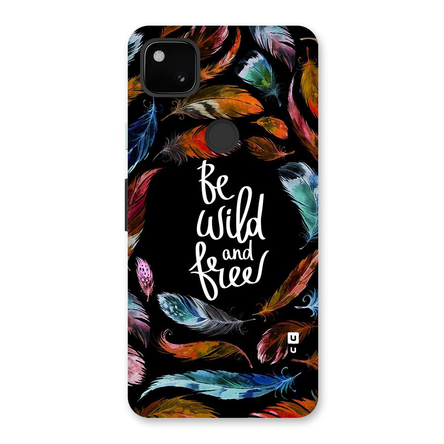 Be Wild and Free Glass Back Case for Google Pixel 4a